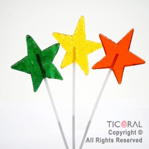 GOLO CHUPETIN COLADO FORMITAS ESTRELLAS X 16 UNIDADES x 1